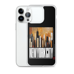 NYC Landscape Painting iPhone Case