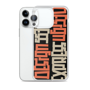 Design Express Typography iPhone Case