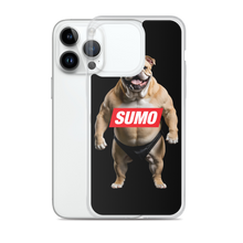 Sumo Bulldog Black iPhone Case