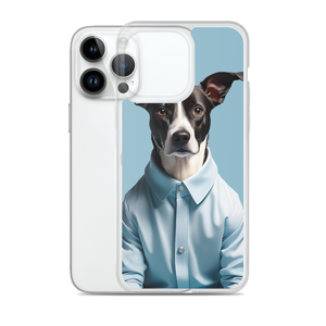 Sad Dog Blue iPhone Case