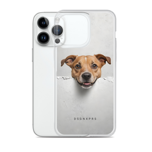 Smile Dog Peep iPhone Case