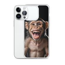 Happy Monkey Black iPhone Case