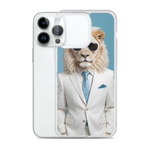 Funky White Lion iPhone Case