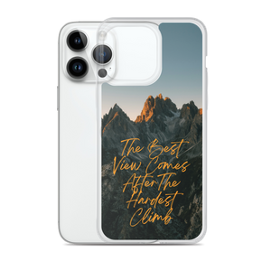 The Best View Comes iPhone Case