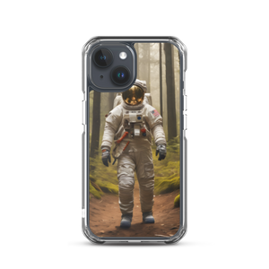 Astronout in the Forest iPhone Case