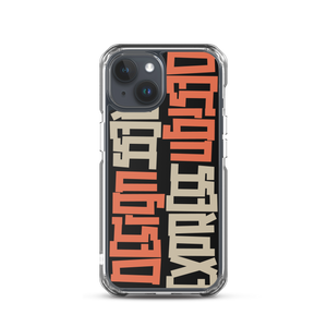 Design Express Typography iPhone Case