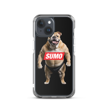 Sumo Bulldog Black iPhone Case