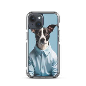 Sad Dog Blue iPhone Case