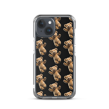 Happy Teddy Bear Pattern iPhone Case