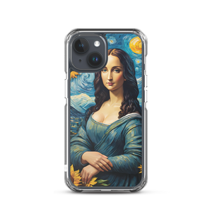 Monalisa Painting in Van Gogh Style iPhone Case