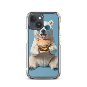 Polar Bear and Burger iPhone Case