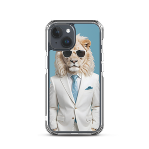 Funky White Lion iPhone Case