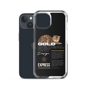 Gold Bengal Cat iPhone Case