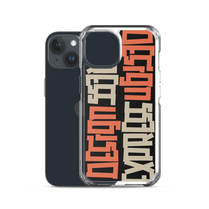 Design Express Typography iPhone Case