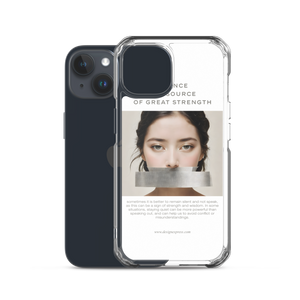 Silence Lao Tzu iPhone Case