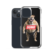 Sumo Bulldog Black iPhone Case