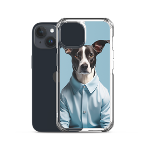 Sad Dog Blue iPhone Case