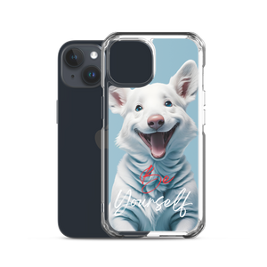 Cute Dog Be Yourself iPhone Case