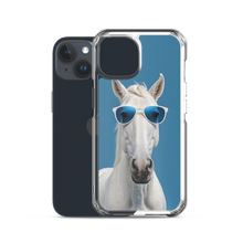 Cool Blue Horse iPhone Case