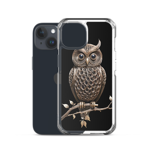 Owl Copper Art iPhone Case