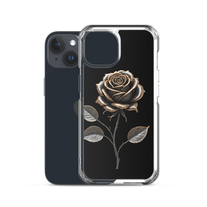 Rose Copper Art iPhone Case