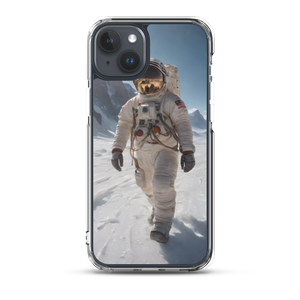 Astronaut Snow iPhone Case