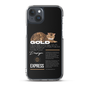 Gold Bengal Cat iPhone Case