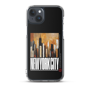 NYC Landscape Painting iPhone Case