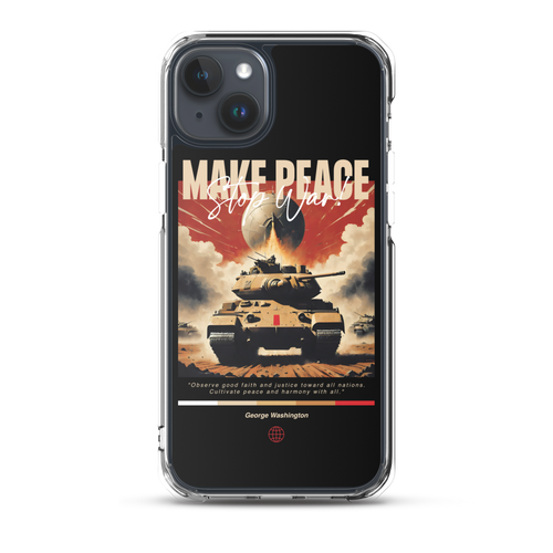 Make Peace Stop War Tank iPhone Case