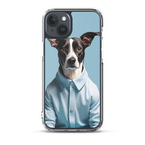 Sad Dog Blue iPhone Case