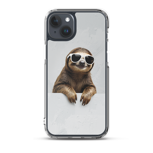 Cool Smiling Sloth iPhone Case