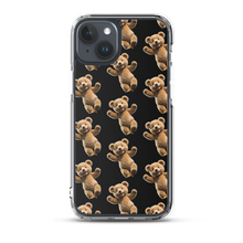 Happy Teddy Bear Pattern iPhone Case