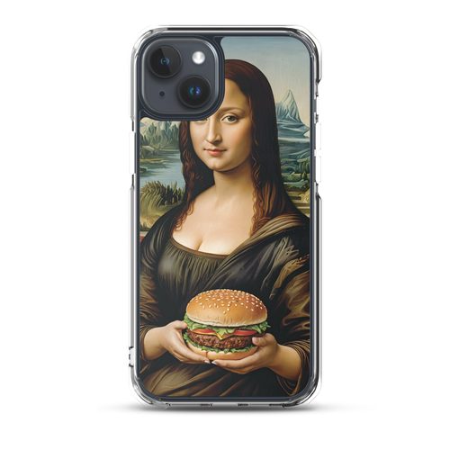 Monalisa Burger iPhone Case