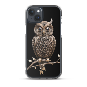 Owl Copper Art iPhone Case