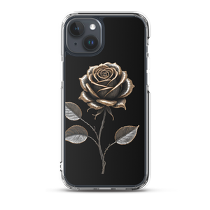 Rose Copper Art iPhone Case