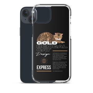 Gold Bengal Cat iPhone Case