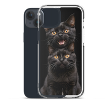 Two Black Cats Follows iPhone Case