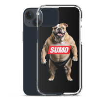 Sumo Bulldog Black iPhone Case