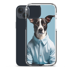 Sad Dog Blue iPhone Case