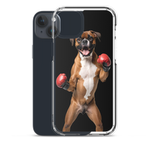 Boxer Boxing Black iPhone Case