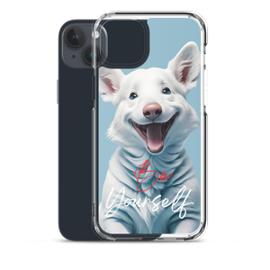 Cute Dog Be Yourself iPhone Case