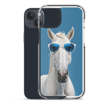 Cool Blue Horse iPhone Case