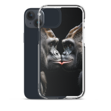 Gorilla Kissing iPhone Case