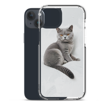 Relaxing British Shorthair Cat iPhone Case