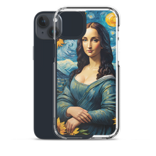 Monalisa Painting in Van Gogh Style iPhone Case