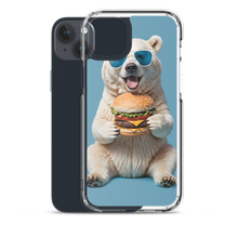 Polar Bear and Burger iPhone Case