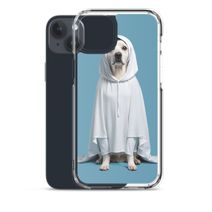 Dog in Ghost Costume iPhone Case