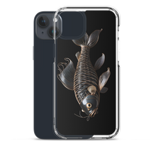 Minimalism Copperplate Art Fish iPhone Case