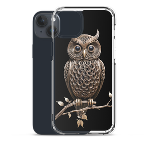 Owl Copper Art iPhone Case