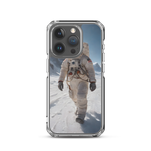 Astronaut Snow iPhone Case